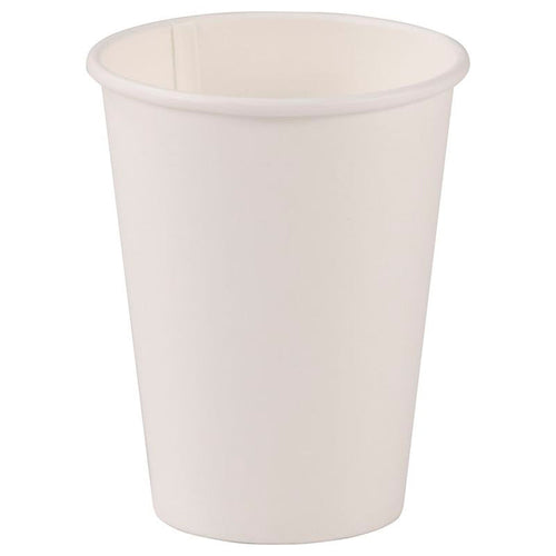 12 OZ White Paper Hot Cup 1000 Count