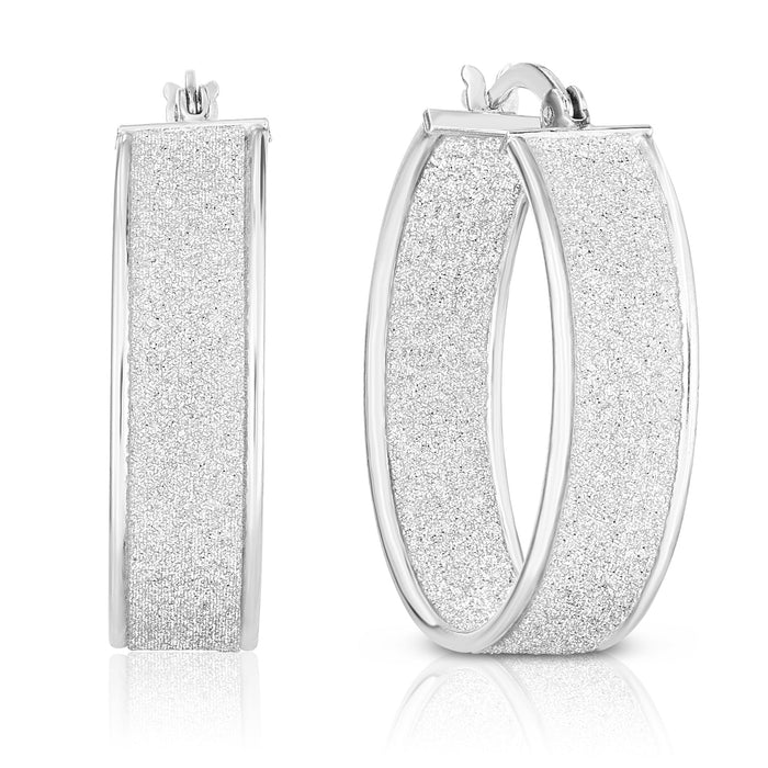 25mm Glitter Hoops