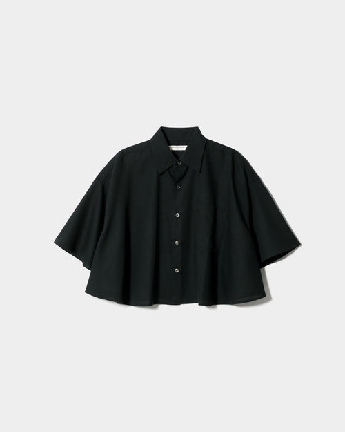 2/80 sheer pique circular shirtblouse