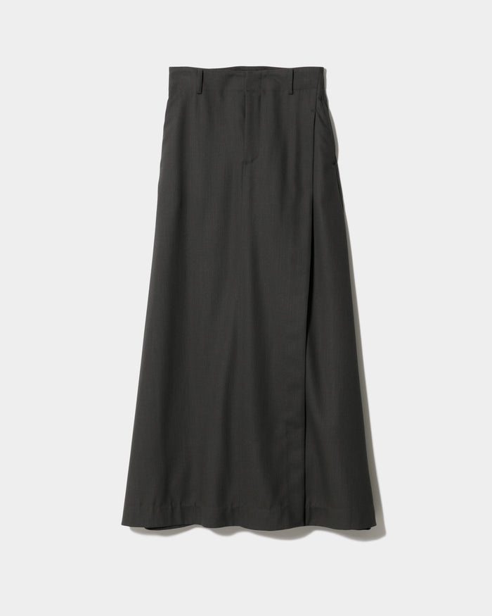 2/80 sheer pique flarelong skirtpants