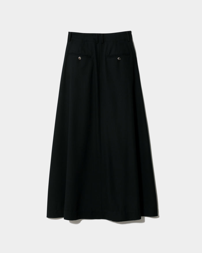 2/80 sheer pique flarelong skirtpants