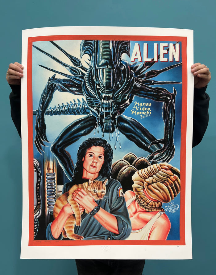 Alien - Archival Giclée Print from Static Medium by Heavy J (Artist’s Proof)