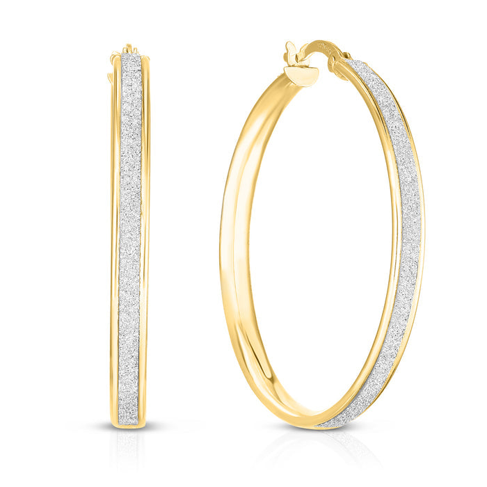 35mm Glitter Hoops