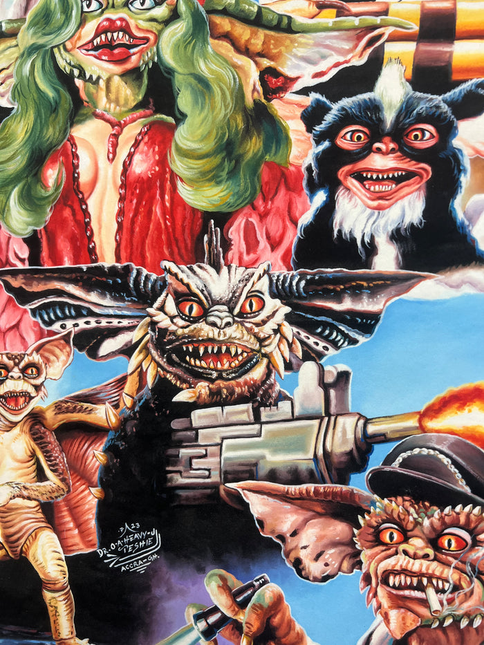 Gremlins 2 - Limited Edition Archival Giclée Print from Static Medium by Heavy J