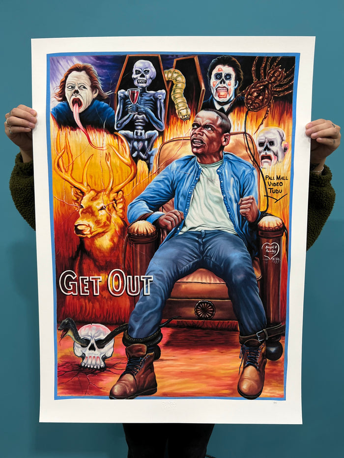 Get Out - Limited Edition Archival Giclée Print from Static Medium by Bright Obeng