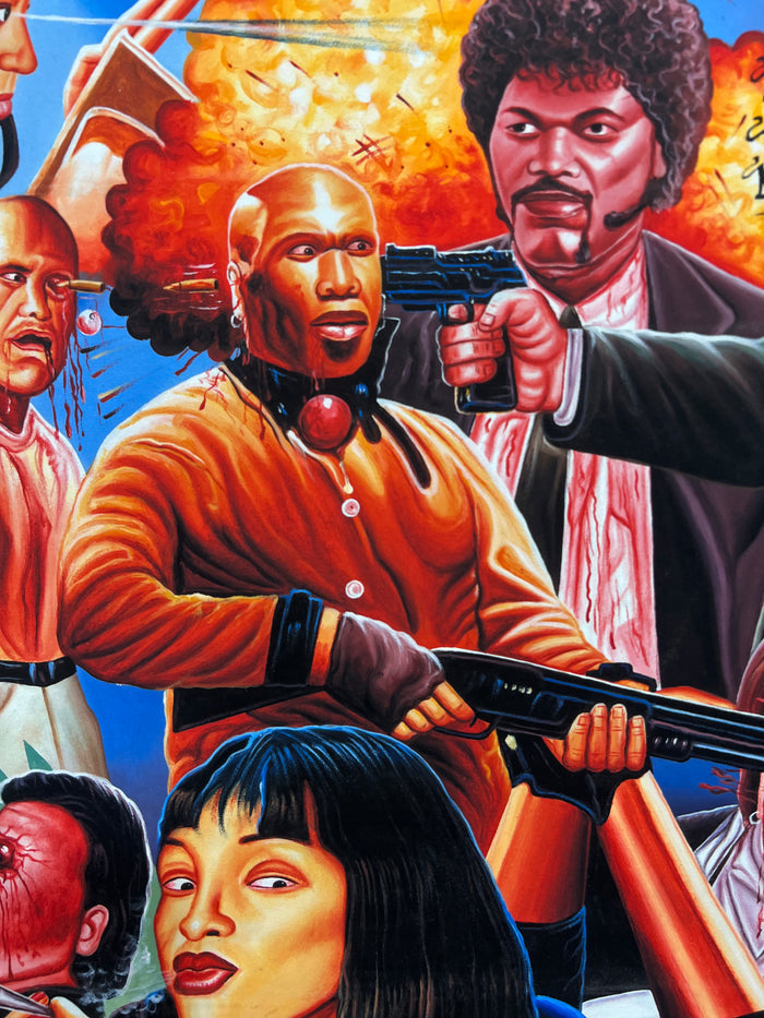 Pulp Fiction - Limited Edition Archival Giclée Print from Static Medium by Salvation