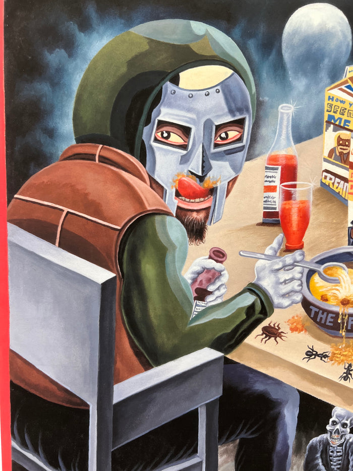 MF DOOM Mm..Food - Archival Giclée Print from Static Medium by Mr. Nana Agyq (Artist’s Proof)