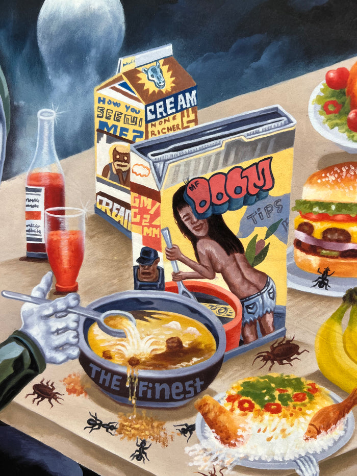 MF DOOM Mm..Food - Archival Giclée Print from Static Medium by Mr. Nana Agyq (Artist’s Proof)