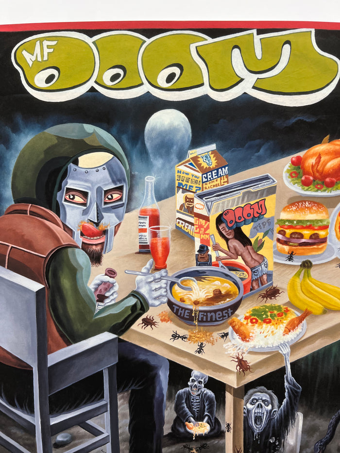 MF DOOM Mm..Food - Archival Giclée Print from Static Medium by Mr. Nana Agyq (Artist’s Proof)