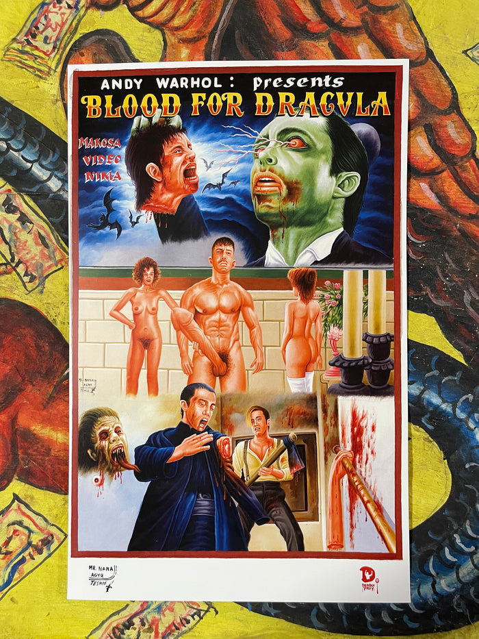 BLOOD FOR DRACULA (High Quality Print) - Mr. Nana Agyq