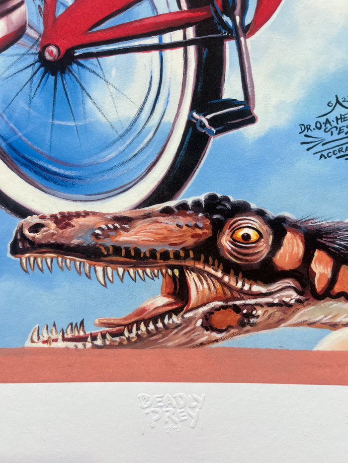Pee-Wee’s Big Adventure - Archival Giclée Print from Static Medium by Heavy J (Artist’s Proof)