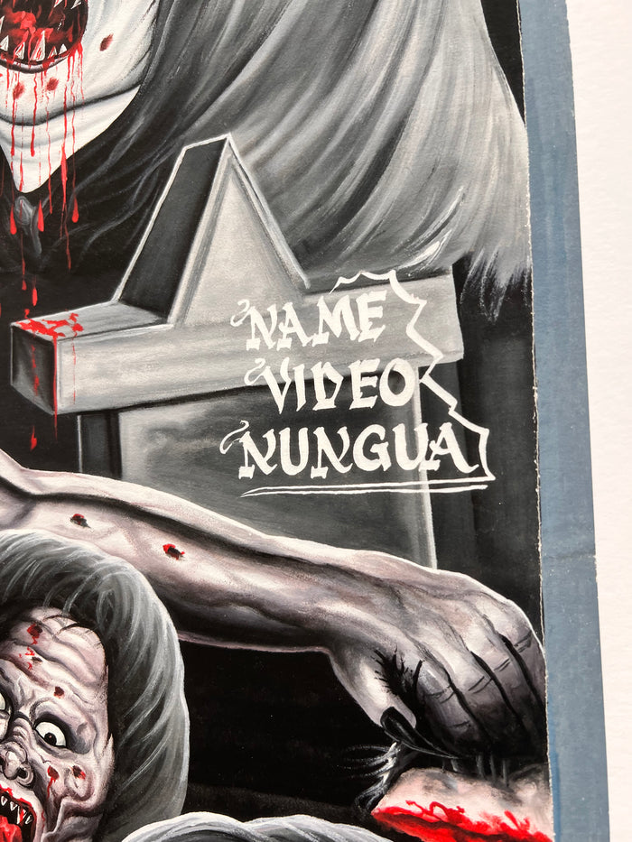 Night of the Living Dead - Limited Edition Archival Giclée Print from Static Medium by Salvation