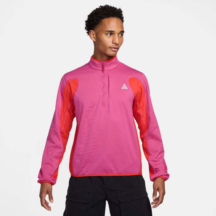 NIKE ACG "WOLF GRID" MEN'S THERMA-FIT 1/2-ZIP TOP