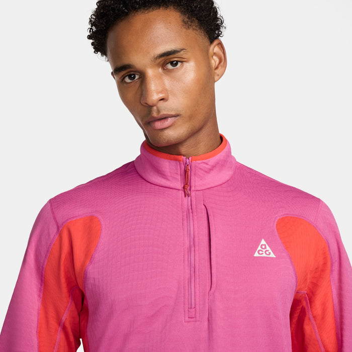 NIKE ACG "WOLF GRID" MEN'S THERMA-FIT 1/2-ZIP TOP