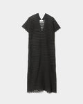 afrcian coil lace knit dress