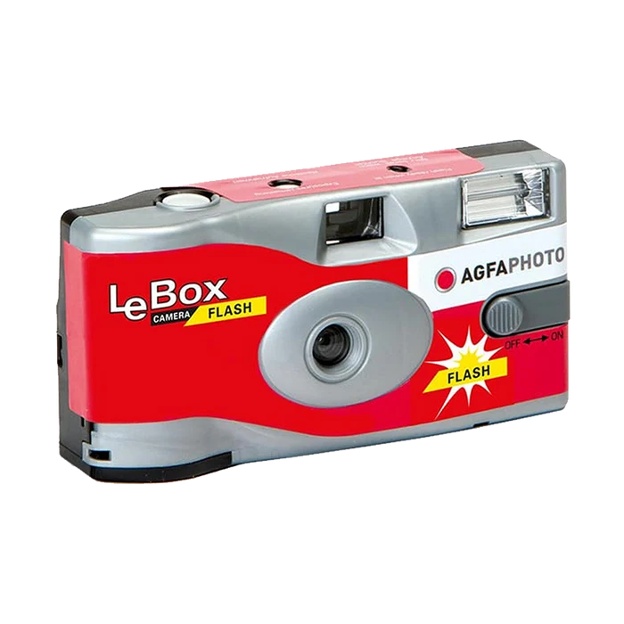 AgfaPhoto LeBox Colour Single-Use Camera (35mm Roll Film, 27 Exposures)