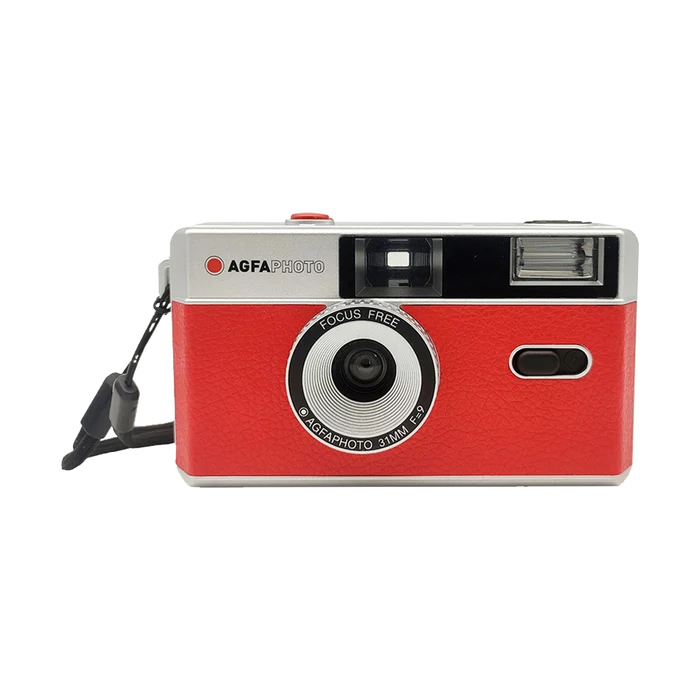 AgfaPhoto Reusable 35mm Film Camera (Red)