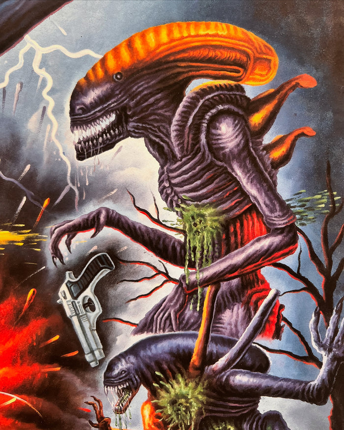 Alien - Archival Giclée Print from Static Medium by Mr. Nana Agyq (Artist’s Proof)