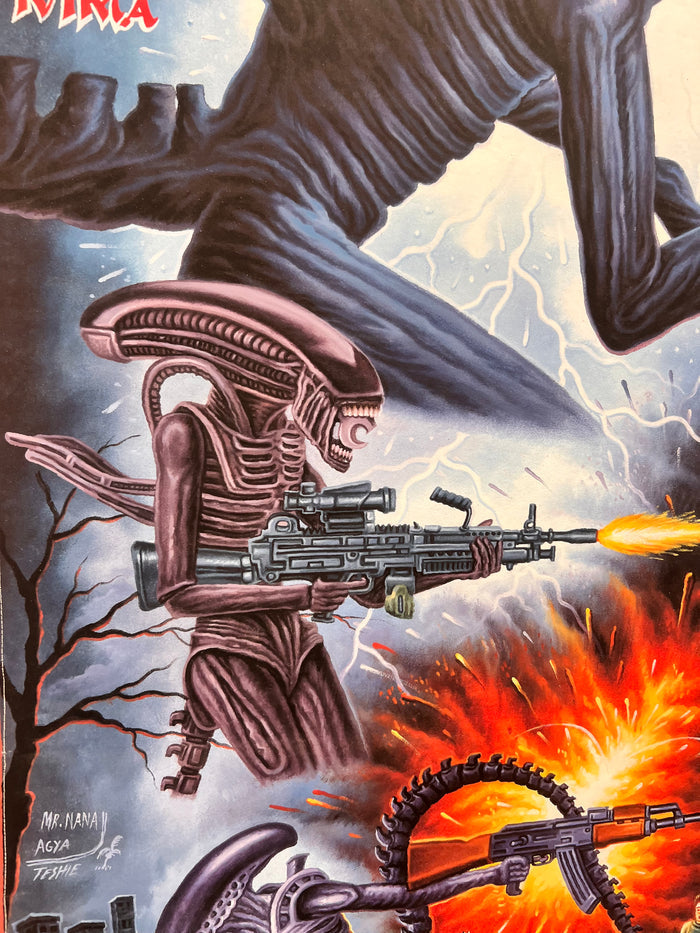 Alien - Archival Giclée Print from Static Medium by Mr. Nana Agyq (Artist’s Proof)