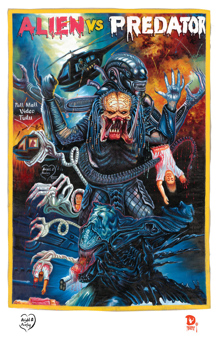 ALIEN VS. PREDATOR (High Quality Print) - Bright Obeng