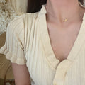 Alloy Bird Pendant Necklace Women Short Clavicle Chain