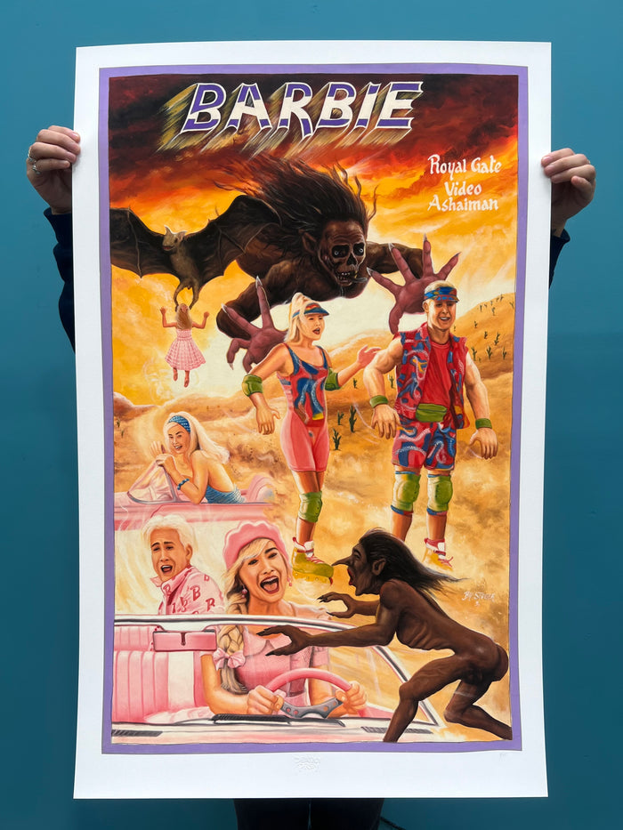 Barbie - Limited Edition Archival Giclée Print from Static Medium by Stoger