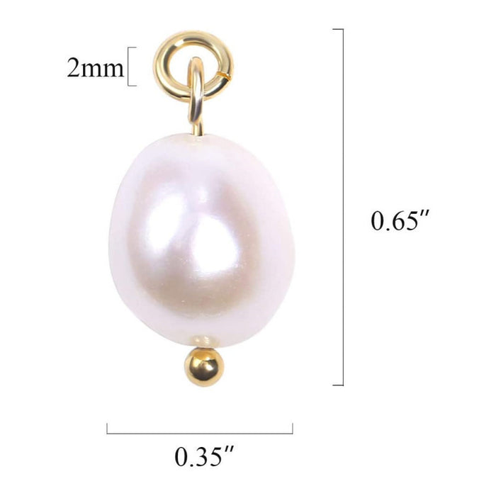 Baroque Pearl Irregular Natural Freshwater Pearl Pendant