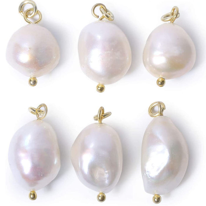 Baroque Pearl Irregular Natural Freshwater Pearl Pendant
