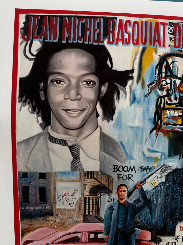 Basquiat in Downtown 81 - Limited Edition Archival Giclée Print from Static Medium by Farkira