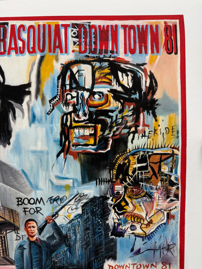 Basquiat in Downtown 81 - Limited Edition Archival Giclée Print from Static Medium by Farkira