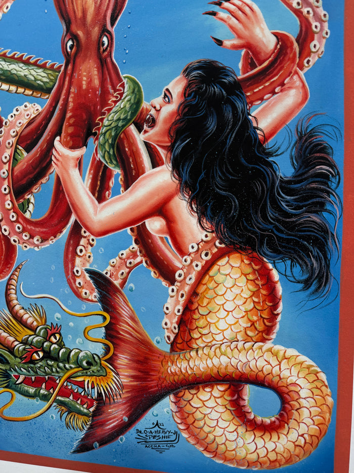 Battle Royale - Limited Edition Archival Giclée Print from Static Medium by Heavy J