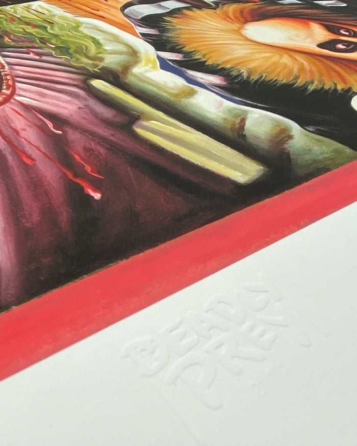 Beetlejuice - Limited Edition Archival Giclée Print from Static Medium by Salvation