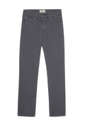 Dark gray jeans on a white background
