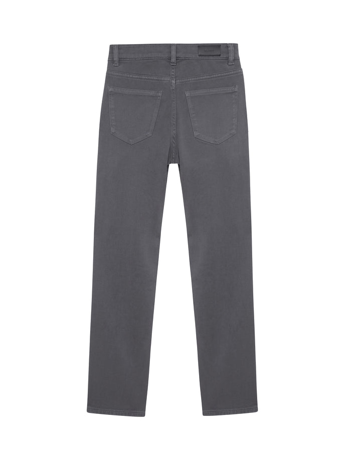 Gray jeans on a white background