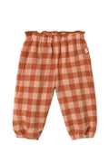 gingham flannel baby pants