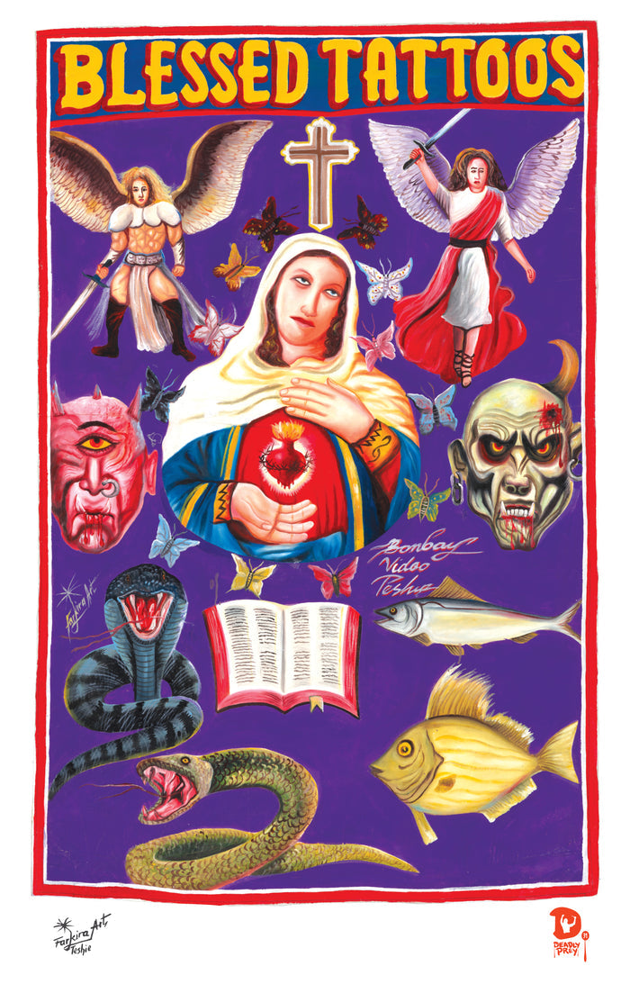 BLESSED TATTOOS (High Quality Print) - Farkira