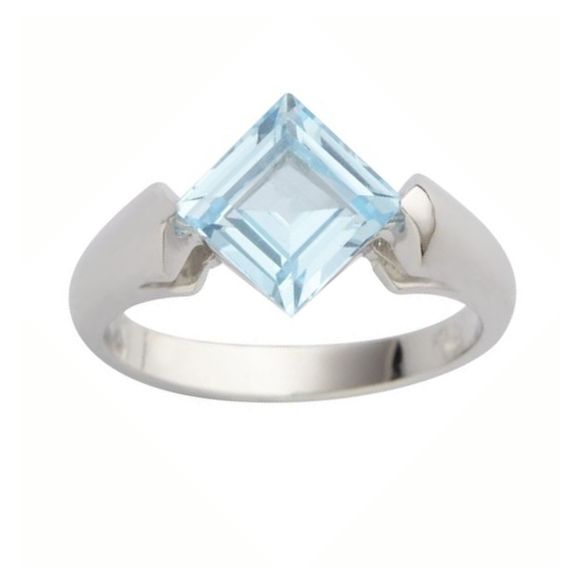 Blue Topaz Gemstone Ring - Final Sale