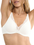 Body Make-Up Illusion Lace High Apex Bra - Ecru White