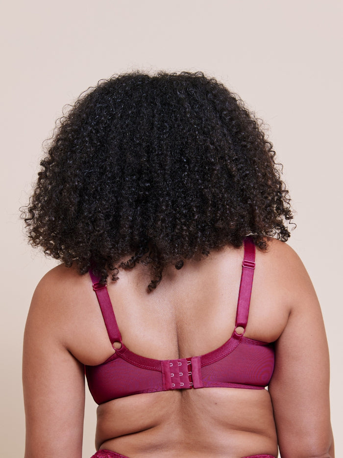 Boost Sweetheart Padded Balcony Bra - Magenta Pink