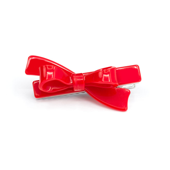 Bow Red Hair Clip