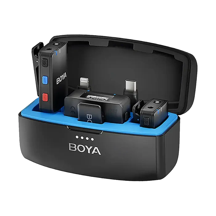Boya BOYAMIC 2-Person Wireless Microphone System for Cameras and Mobile Devices (2.4 GHz)