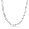 Braided Herringbone Necklace - Final Sale