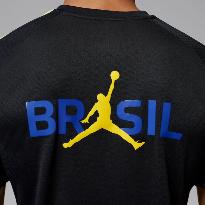 BRAZIL STRIKE MEN'S JORDAN DRI-FIT SOCCER SHORT-SLEEVE KNIT TOP