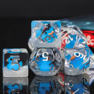 Bubble Bath Duck RPG Dice Set