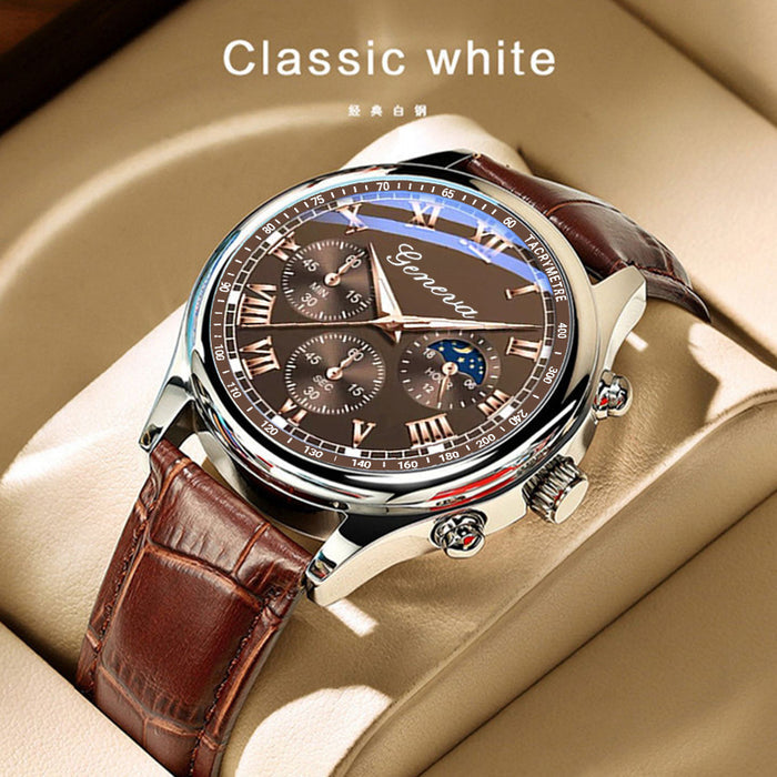 Business Quartz Casual Belt Men's Watch