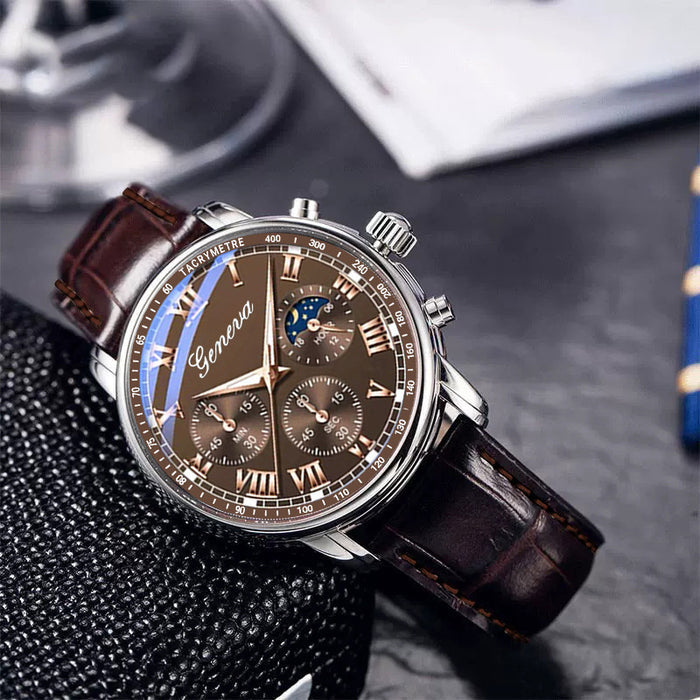 Business Quartz Casual Belt Men's Watch