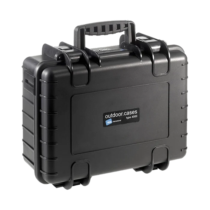 B&W International Type 4000 Outdoor Hard Case with Padded Dividers (Black)