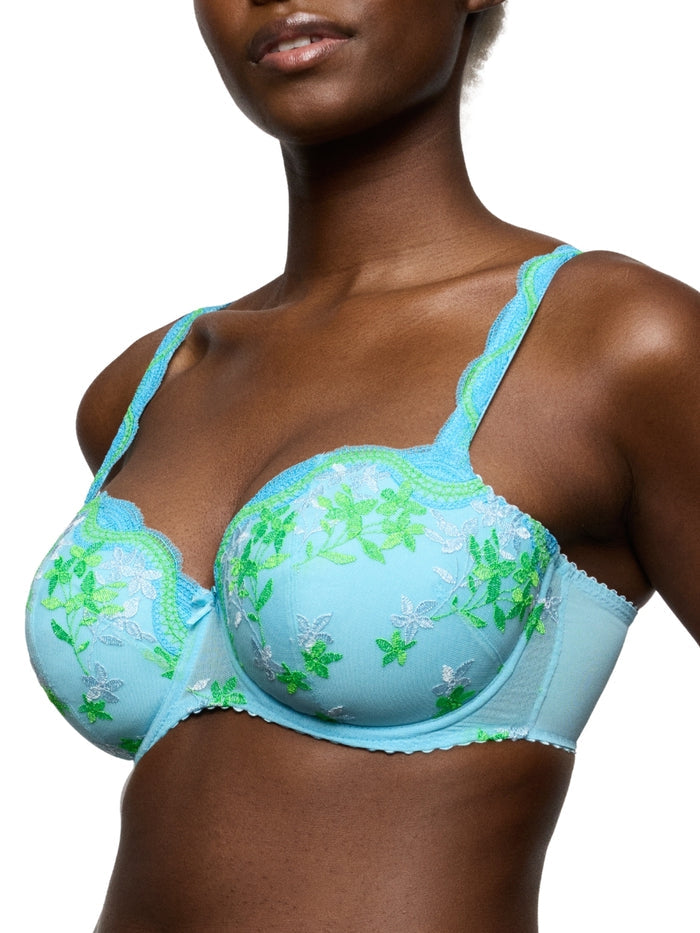 Cala Luna Padded Balcony Bra - Ice Dream