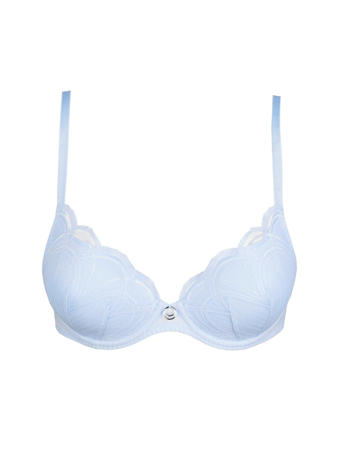 Cathia Padded Heartshape Bra - Tiny Vichy