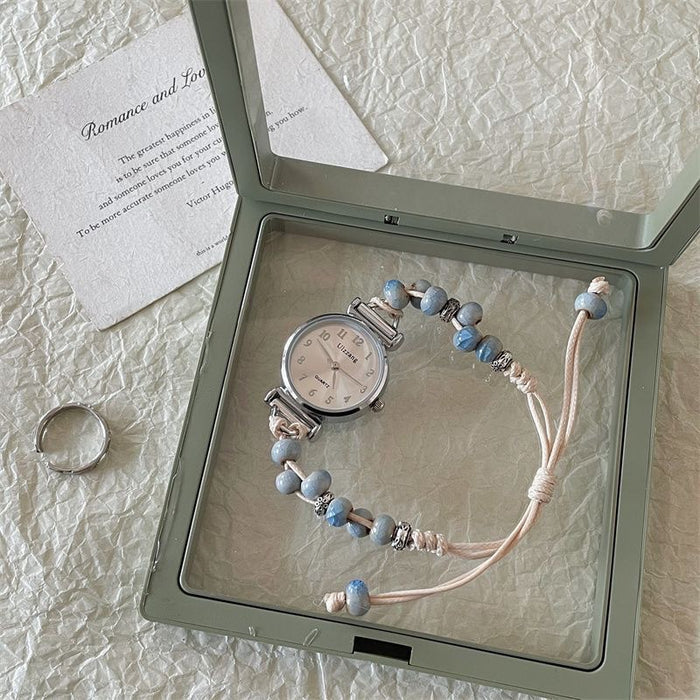 Ceramic Woven Bracelet Watch Female Mori Style